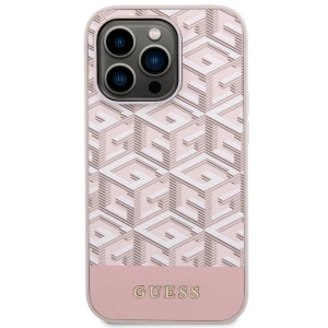 Kup Etui Guess GUHMP14LHGCFSEP Apple iPhone 14 Pro różowy/pink hard case GCube Stripes MagSafe - GUE2552 - {ean13} - Sklep Home Screen