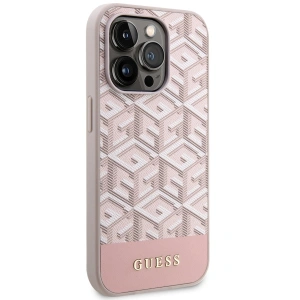 Kup Etui Guess GUHMP14LHGCFSEP Apple iPhone 14 Pro różowy/pink hard case GCube Stripes MagSafe - GUE2552 - {ean13} - Sklep Home Screen
