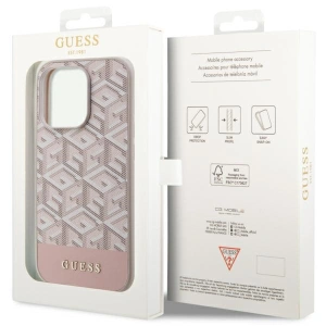 Kup Etui Guess GUHMP14LHGCFSEP Apple iPhone 14 Pro różowy/pink hard case GCube Stripes MagSafe - GUE2552 - {ean13} - Sklep Home Screen