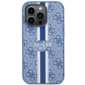Kup Etui Guess GUHMP14LP4RPSB Apple iPhone 14 Pro niebieski/blue hardcase 4G Printed Stripes MagSafe - GUE2553 - {ean13} - Sklep Home Screen