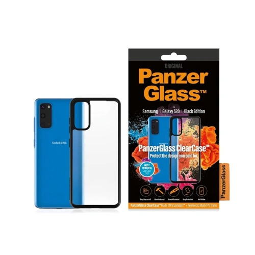 Kup Etui PanzerGlass ClearCase Samsung Galaxy S20 negru/black - PZG403 - {ean13} - Sklep Home Screen
