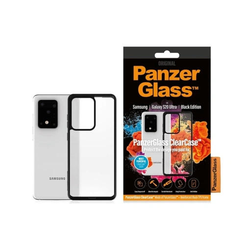 Kup Etui PanzerGlass ClearCase Samsung Galaxy S20 Ultra fekete/black - PZG402 - {ean13} - Sklep Home Screen