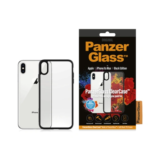 Kup Etui PanzerGlass ClearCase Apple iPhone XS Max fekete/black - PZG401 - {ean13} - Sklep Home Screen