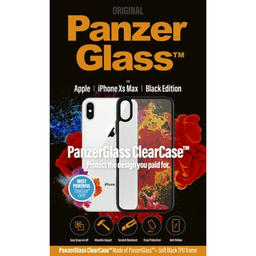 Kup Etui PanzerGlass ClearCase Apple iPhone XS Max czarny/black - PZG401 - {ean13} - Sklep Home Screen