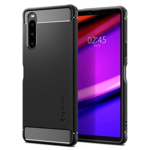Kup Etui Spigen Rugged Armor Sony Xperia 10 V Matt Fekete - SPN2865 - {ean13} - Sklep Home Screen