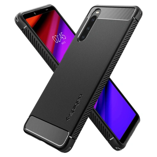 Kup Etui Spigen Rugged Armor Sony Xperia 10 V Matt Fekete - SPN2865 - {ean13} - Sklep Home Screen