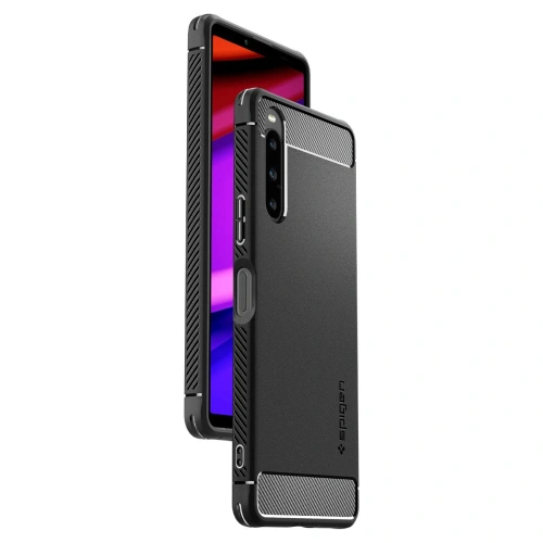 Kup Etui Spigen Rugged Armor Sony Xperia 10 V Matt Fekete - SPN2865 - {ean13} - Sklep Home Screen