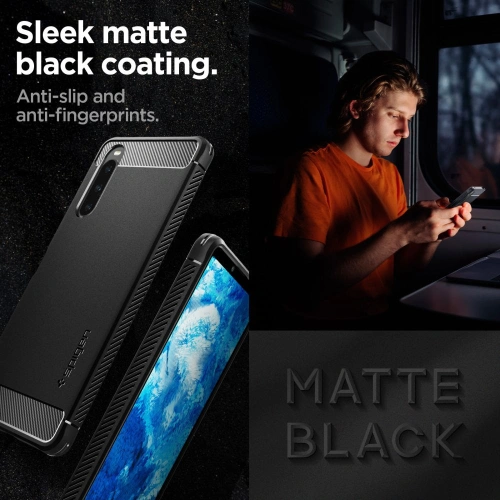 Kup Etui Spigen Rugged Armor Sony Xperia 10 V Matt Fekete - SPN2865 - {ean13} - Sklep Home Screen
