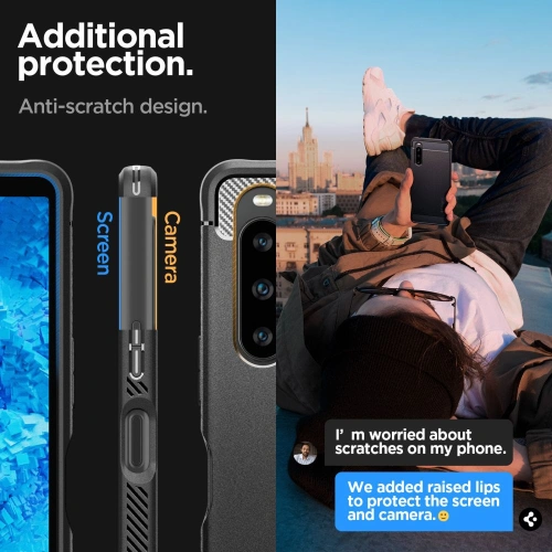 Kup Etui Spigen Rugged Armor Sony Xperia 10 V Matte Black - SPN2865 - {ean13} - Sklep Home Screen