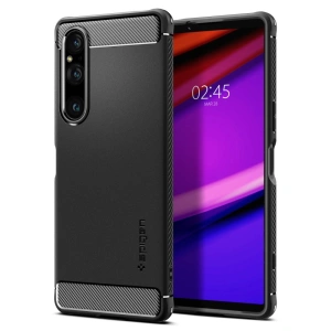Kup Etui Spigen Rugged Armor Sony Xperia 1 V Matt Fekete - SPN2866 - {ean13} - Sklep Home Screen