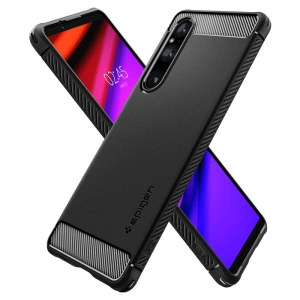 Kup Etui Spigen Rugged Armor Sony Xperia 1 V Matt Fekete - SPN2866 - {ean13} - Sklep Home Screen