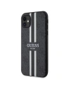 Kup Etui Guess GUHMN61P4RPSK Apple iPhone 11/XR negru/black hardcase 4G Printed Stripes MagSafe - GUE2554 - {ean13} - Sklep Home Screen