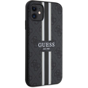 Buy Guess GUHMN61P4RPSK Apple iPhone 11/XR black hardcase 4G Printed Stripes MagSafe - GUE2554 - {ean13} - Home Screen Store Europe