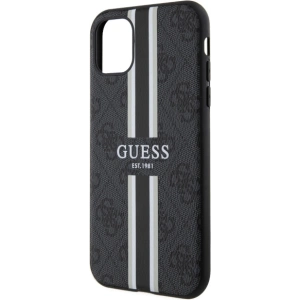 Kup Guess Apple Tasche GUHMN61P4RPSK iPhone 11/XR schwarz/schwarz Hardcase 4G Printed Stripes MagSafe - GUE2554 - {ean13} - Sklep Home Screen