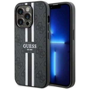 Kup Etui Guess GUHMP14LP4RPSK Apple iPhone 14 Pro czarny/black hardcase 4G Printed Stripes MagSafe - GUE2555 - {ean13} - Sklep Home Screen