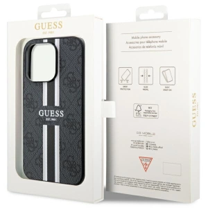 Kup Etui Guess GUHMP14LP4RPSK Apple iPhone 14 Pro czarny/black hardcase 4G Printed Stripes MagSafe - GUE2555 - {ean13} - Sklep Home Screen