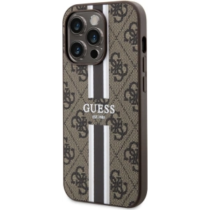 Kup Etui Guess GUHMP14LP4RPSW Apple iPhone 14 Pro brązowy/brown hardcase 4G Printed Stripes MagSafe - GUE2557 - {ean13} - Sklep Home Screen