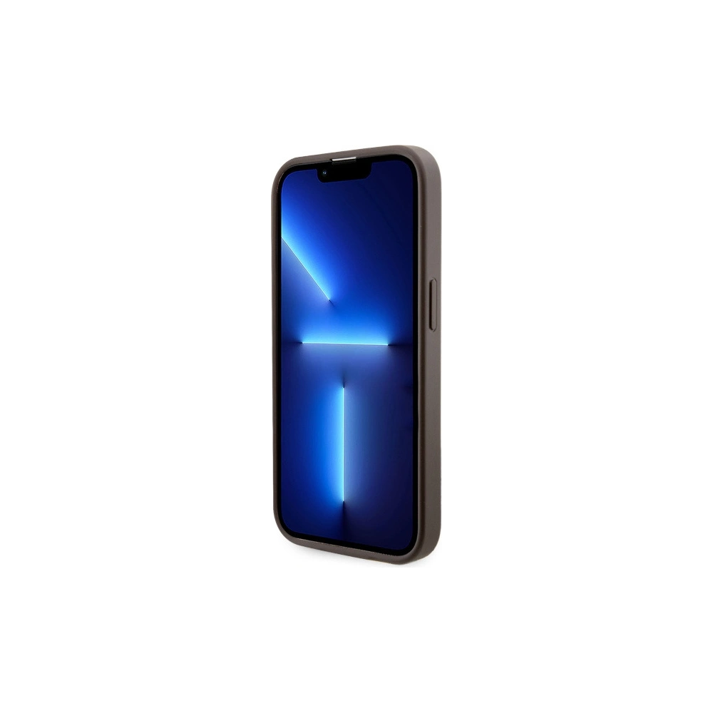 Etui Guess GUHMP14LP4RPSW Apple iPhone 14 Pro brązowy/brown hardcase 4G Printed Stripes MagSafe