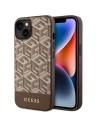 Etui Guess GUHMP14MHGCFSEW Apple iPhone 14 Plus / 15 Plus hnědý/brown tvrdý kryt GCube Stripes MagSafe