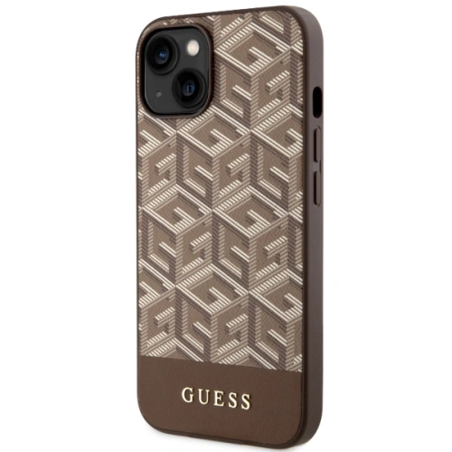 Kup Etui Guess GUHMP14MHGCFSEW Apple iPhone 14 Plus / 15 Plus hnědý/brown tvrdý kryt GCube Stripes MagSafe - GUE2559 - {ean13} - Sklep Home Screen