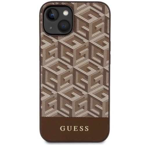 Kup Etui Guess GUHMP14MHGCFSEW Apple iPhone 14 Plus / 15 Plus hnědý/brown tvrdý kryt GCube Stripes MagSafe - GUE2559 - {ean13} - Sklep Home Screen