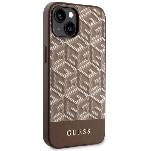 Kup Etui Guess GUHMP14MHGCFSEW Apple iPhone 14 Plus / 15 Plus hnědý/brown tvrdý kryt GCube Stripes MagSafe - GUE2559 - {ean13} - Sklep Home Screen