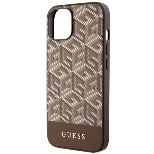 Kup Etui Guess GUHMP14MHGCFSEW Apple iPhone 14 Plus / 15 Plus marron/brown carcasă rigidă GCube Stripes MagSafe - GUE2559 - {ean13} - Sklep Home Screen
