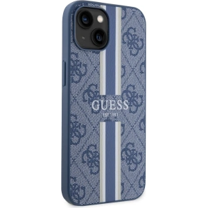 Etui Guess GUHMP14MP4RPSB Apple iPhone 14 Plus / 15 Plus niebieski/blue hardcase 4G Printed Stripes MagSafe