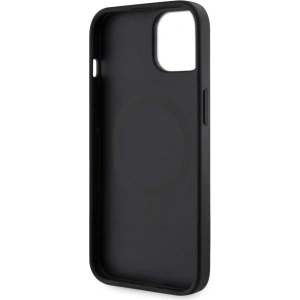 Etui Guess GUHMP14MP4RPSK Apple iPhone 14 Plus / 15 Plus czarny/black hardcase 4G Printed Stripes MagSafe