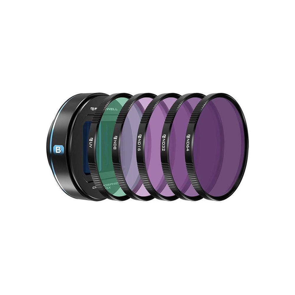 Zestaw 5 filtrów anamorficznych Freewell Sherpa Apple iPhone 14/13 (niebieskie)