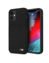 BMW Apple Tasche BMHCP12SMSILBK iPhone 12 mini schwarz/schwarz Hartschalenetui Silicone M Collection