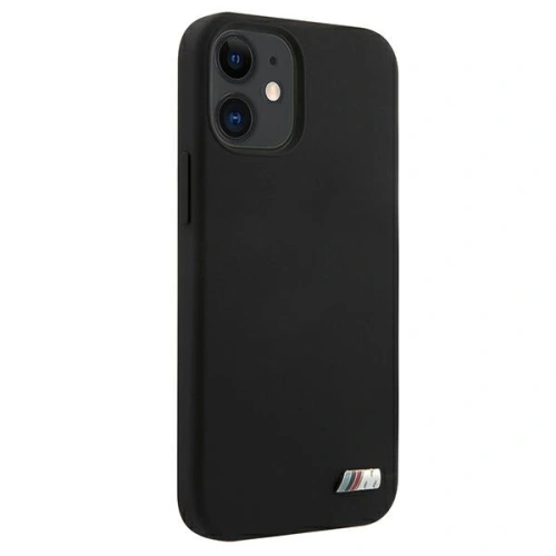Kup Etui BMW BMHCP12SMSILBK Apple iPhone 12 mini černý/black hardcase Silicone M Collection - BMW446 - {ean13} - Sklep Home Screen