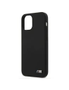 Kup Etui BMW BMHCP12SMSILBK Apple iPhone 12 mini negru/black hardcase Silicone M Collection - BMW446 - {ean13} - Sklep Home Screen