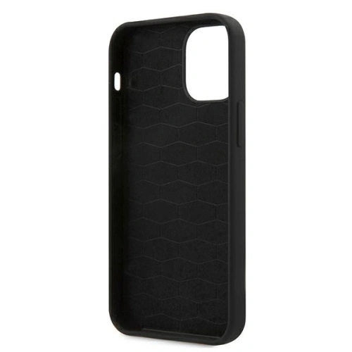 Kup Etui BMW BMHCP12SMSILBK Apple iPhone 12 mini negru/black hardcase Silicone M Collection - BMW446 - {ean13} - Sklep Home Screen