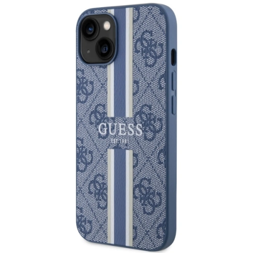 Kup Etui Guess GUHMP14SP4RPSB Apple iPhone 14 niebieski/blue hardcase 4G Printed Stripes MagSafe - GUE2565 - {ean13} - Sklep Home Screen