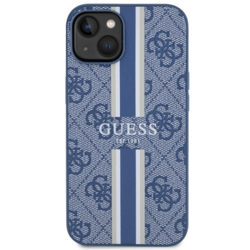 Kup Etui Guess GUHMP14SP4RPSB Apple iPhone 14 albastru/blue hardcase 4G Printed Stripes MagSafe - GUE2565 - {ean13} - Sklep Home Screen