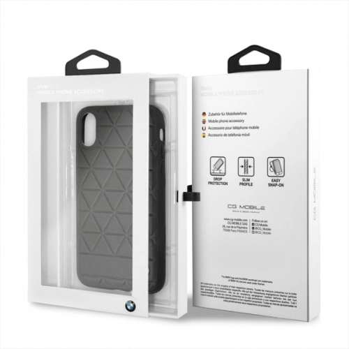 Kup BMW Apple Tasche BMHCI65HEXBK iPhone XS Max schwarz/schwarz Hardcase Hexagon - BMW447 - {ean13} - Sklep Home Screen