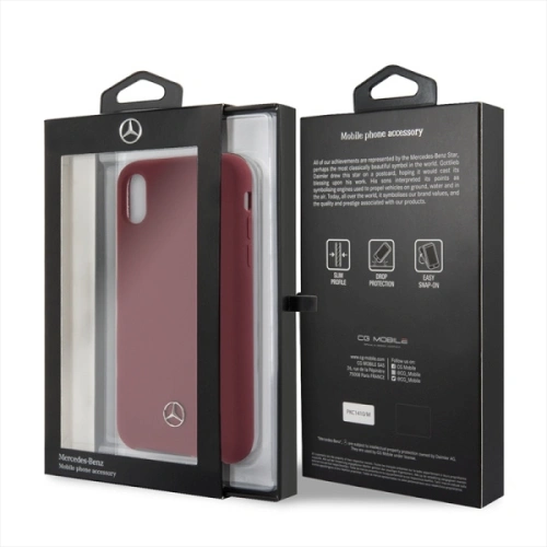 Kup Etui Mercedes AMG MEHCPXSILRE Apple iPhone XS/X kemény tok piros/red - MRS76 - {ean13} - Sklep Home Screen