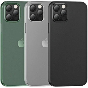 Etui USAMS Gentle Apple iPhone 12/12 Pro zielony/transparent green (US-BH609)
