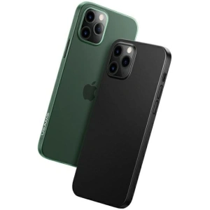 Etui USAMS Gentle Apple iPhone 12/12 Pro zielony/transparent green (US-BH609)