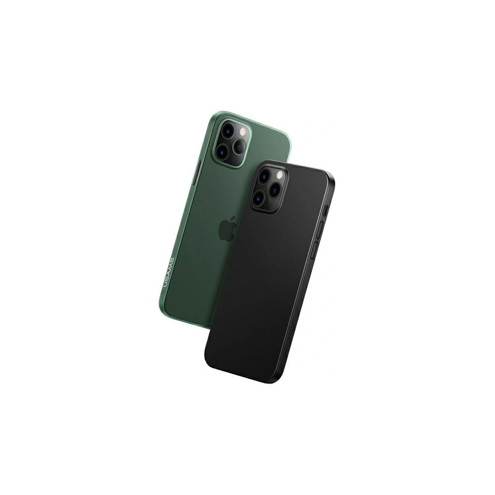 Etui USAMS Gentle Apple iPhone 12/12 Pro zielony/transparent green (US-BH609)