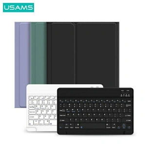 Kup Apple USAMS Winro Keyboard Case iPad Pro 11 2018/2020/2021/2022 (1., 2., 3., 4. Generation) lila Gehäuse-weiße Tastatur/lila Abdeckung-weiß (US-BH645) - USA950 - {ean13} - Sklep Home Screen