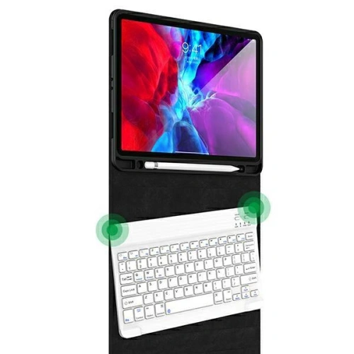 Buy USAMS Winro Keyboard Apple iPad Pro 11 2018/2020/2021/2022 (1, 2, 3, 4 gen) purple cover-white keyboard (US-BH645) - USA950 - {ean13} - Home Screen Store Europe
