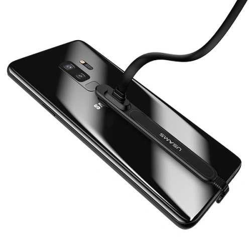 Kup Cablu USAMS U9 USB-C 1,5m plat negru (US-SJ236) - USA952 - {ean13} - Sklep Home Screen