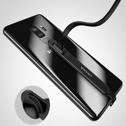 Kup Cablu USAMS U9 USB-C 1,5m plat negru (US-SJ236) - USA952 - {ean13} - Sklep Home Screen