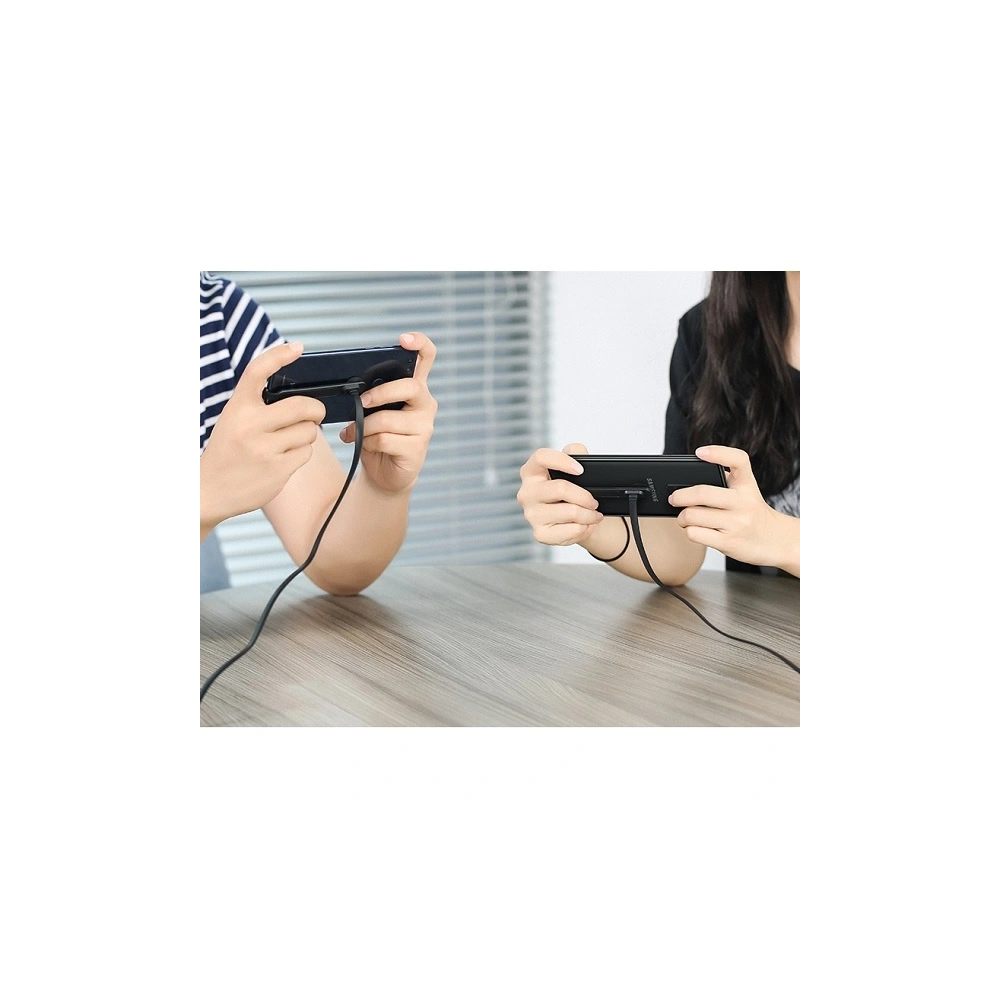 Kabel USAMS U9 USB-C 1,5m płaski czarny/black (US-SJ236)