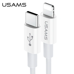 Kabel USAMS U44 USB-C/Lightning 30W PD Fast Charge 1.2m szary/grey (US-SJ407)