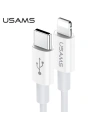 Kup 1.2m USAMS U44 USB-C/Lightning 30W PD Schnellladekabel grau/grau (US-SJ407) - USA954 - {ean13} - Sklep Home Screen