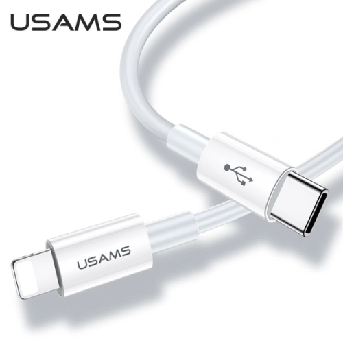 Kup 1.2m USAMS U44 USB-C/Lightning 30W PD Schnellladekabel grau/grau (US-SJ407) - USA954 - {ean13} - Sklep Home Screen
