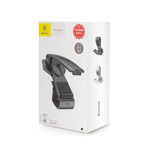 Buy Baseus Mouth Car Mount Holder Dashboard (black) - BSU4086 - {ean13} - Home Screen Store Europe
